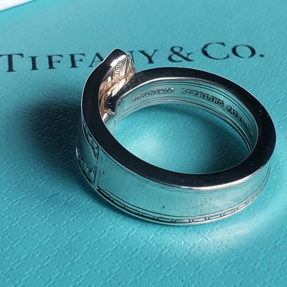 Antique 1916 Tiffany & Company Spoon Ring #16 - Picture 4 of 13